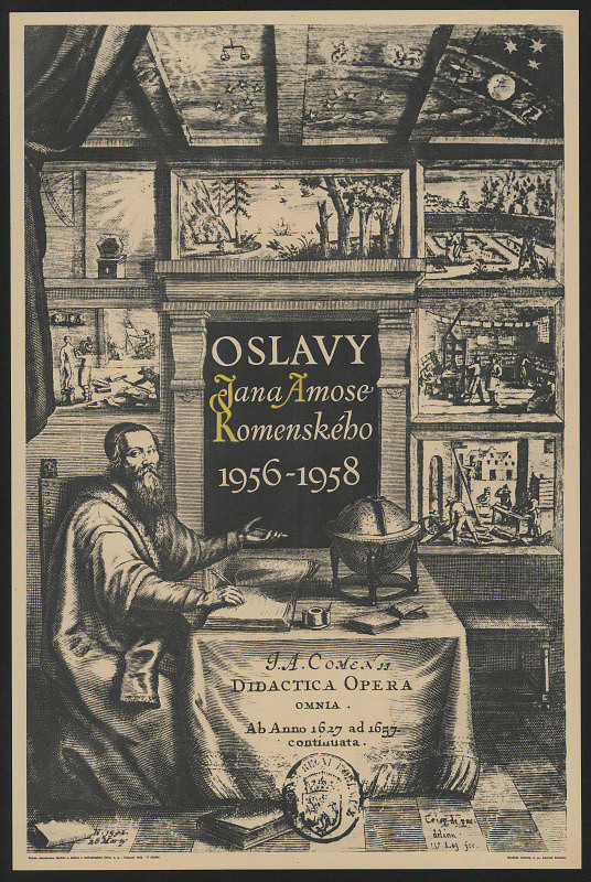 neznámý – Oslavy Jana Ámose Komenského 1956-1958 