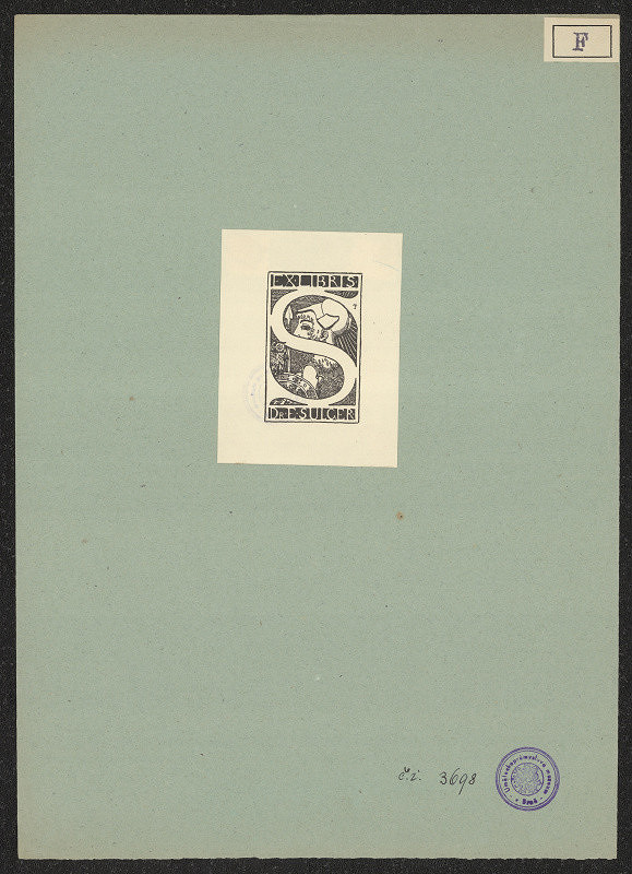 Theodor Fischer – Exlibris Dr.E.Sulger 
