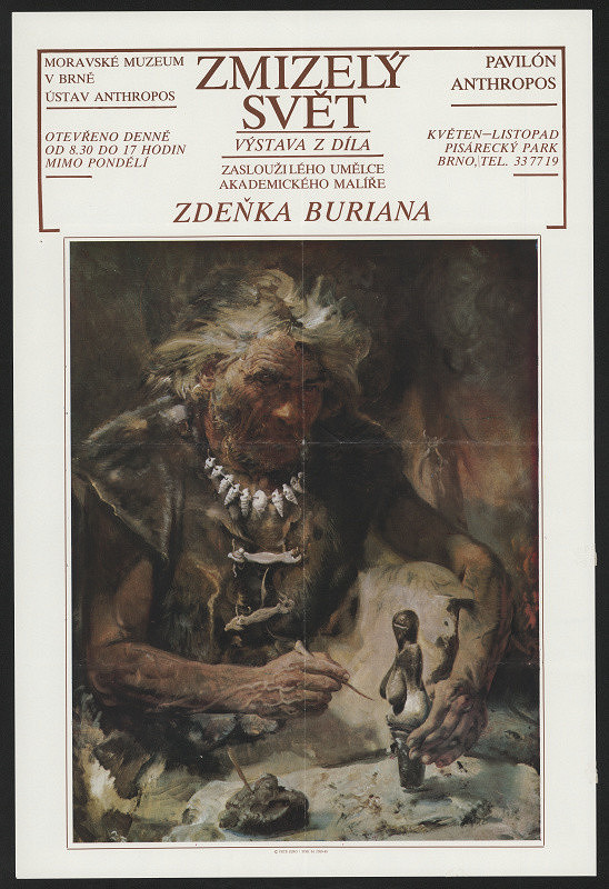 Petr Jero – Zmizelý svět Zděňka Buriana. MZM Anthropos 1989 