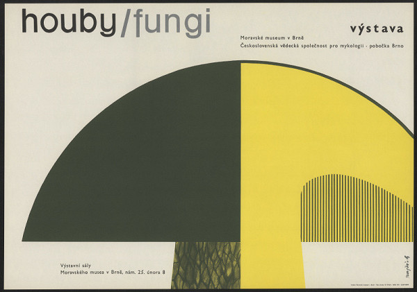 Jan Rajlich st. – Houby/Fungi, Moravské museum v Brně 1964 