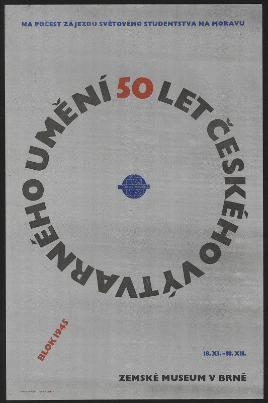 Eduard Milén – 50. let českého výtvarného umění 1945, Zemské museum v Brně 
