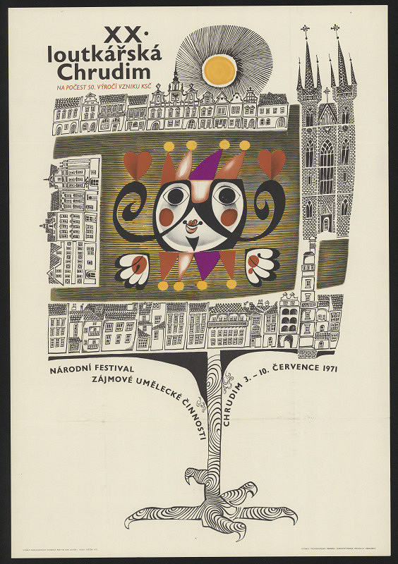 Jan Hlína – XX. loutkářská Chrudim 1971 