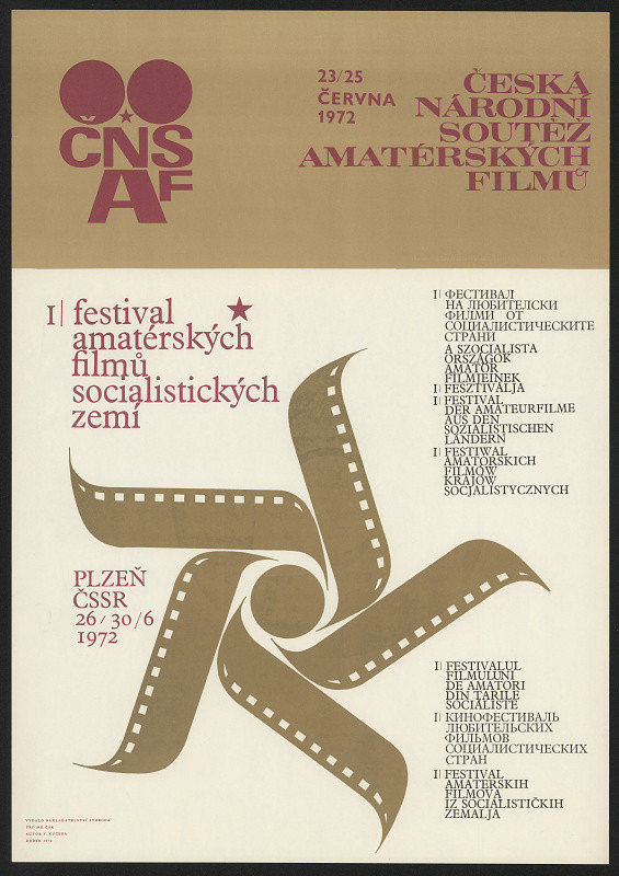 Václav Kučera – 1. festival amaterských filmů socialistických zemí, Plzeň 1972 