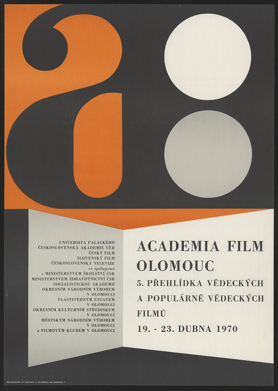 František Bělohlávek – Academia film Olomouc. 5. přehlídka vědeckých a populárněvědeckých filmů 1970 