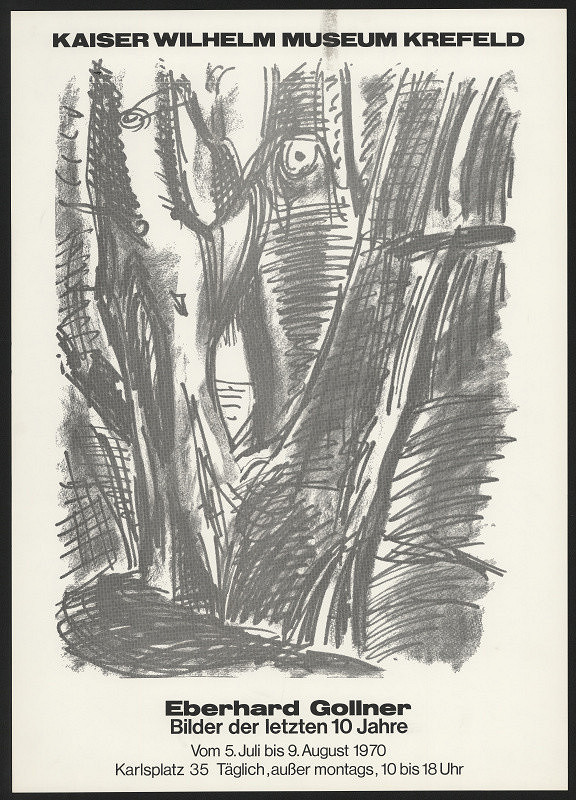 Eberhard Gollner – Eberhard Gollner, Bilder der Letzten 10 Jahre. Kaiser Wilhelm Museum 1970 