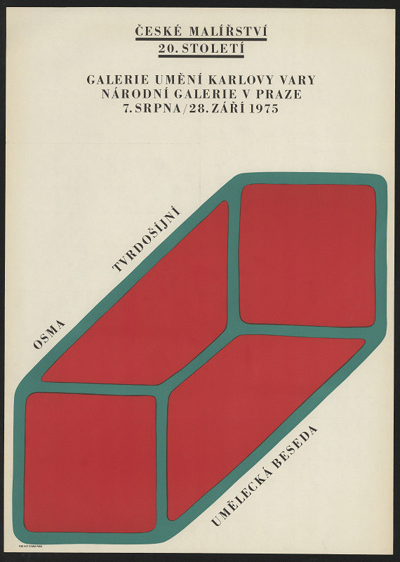 neznámý – České malířství 20. stol. Osma, Tvrdošijní, Umělecká beseda 1975, GU Karl.Vary, NG Praha 