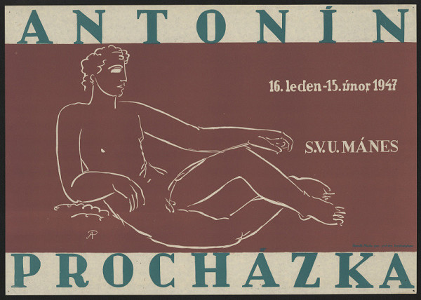 neznámý – Antonín Procházka 1947, S.V.U. Mánes 