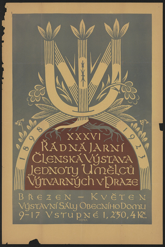 Josef Sejpka – XXXVI. řádná jarní členská výstava Jednoty umělců výtvarných v Praze 1898-1923 