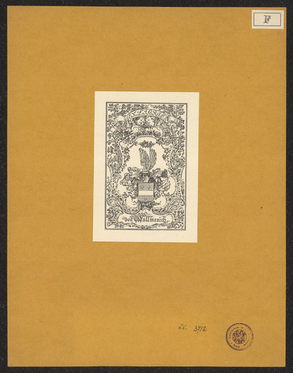 Eduard Förster – Exlibris Von Walmenich 