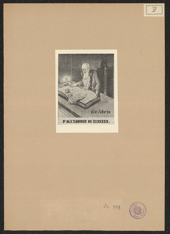 Förstner – Exlibris Dr. Alexaneder de Kerekes 