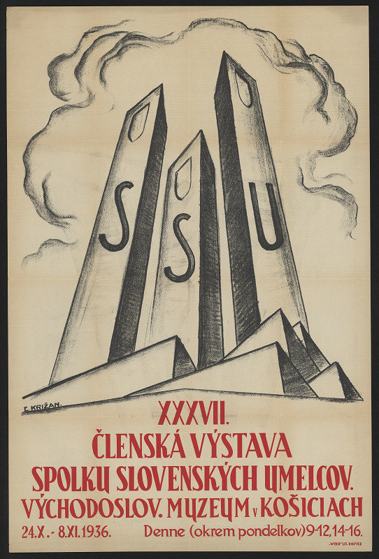Ĺudovít (Ĺudo) Križan – XXXVII. členská výstava spolku slovenských umelcov, Východoslovenské múzeum v Košiciach 1936 