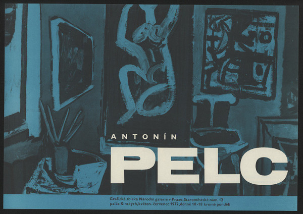 neznámý – Antonín Pelc, Grafická sbírka NG v Praze, Staroměstské nám., palác Kinských ....1972 