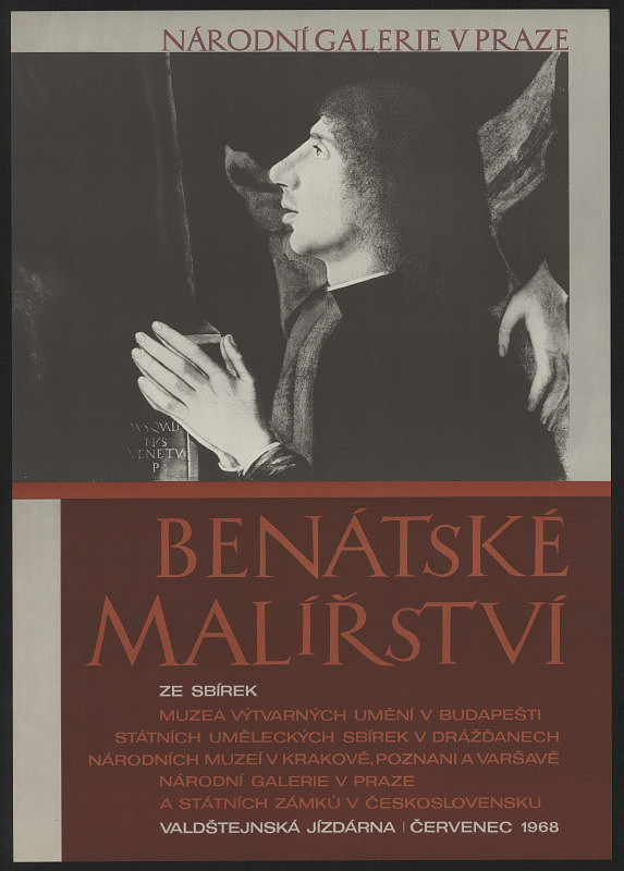 neznámý – NG. Benátské malířství ze sbírek Muzea výtvarného umění v Budapešti, Národních muzeí Krakově, Poznani, ... Valdštejnská jízdarna 1968 