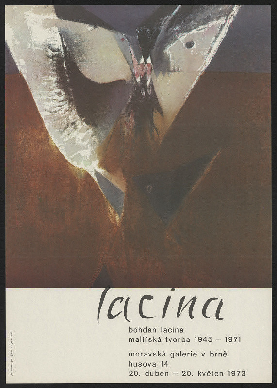 Jan Rajlich st. – Bohdan Lacina, malířská tvorba 1945-1971, Moravská galerie v Brně, ... 1973 