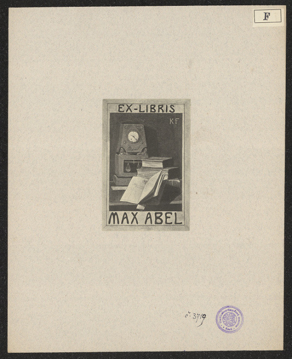 Klara Frankestein – Exlibris Max Abel 