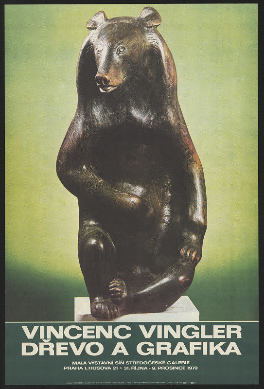 Alena Koubová – Vincenc Vingler, dřevo a grafika, Středočeská galerie v Praze 1979 