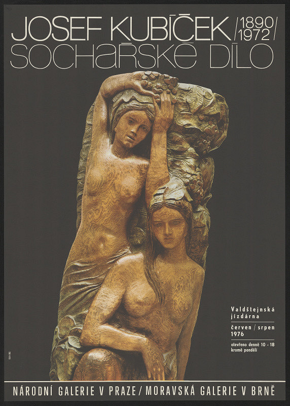 neznámý – Josef Kubíček, sochařské dílo, Valdštejnská jízdarna 1976 