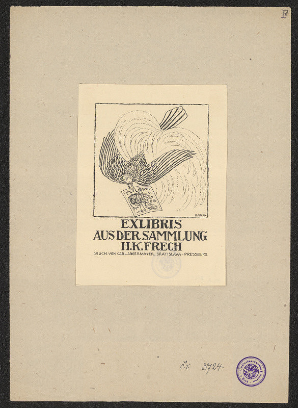 H. K. Frech – Exlibris H. K. Frech 