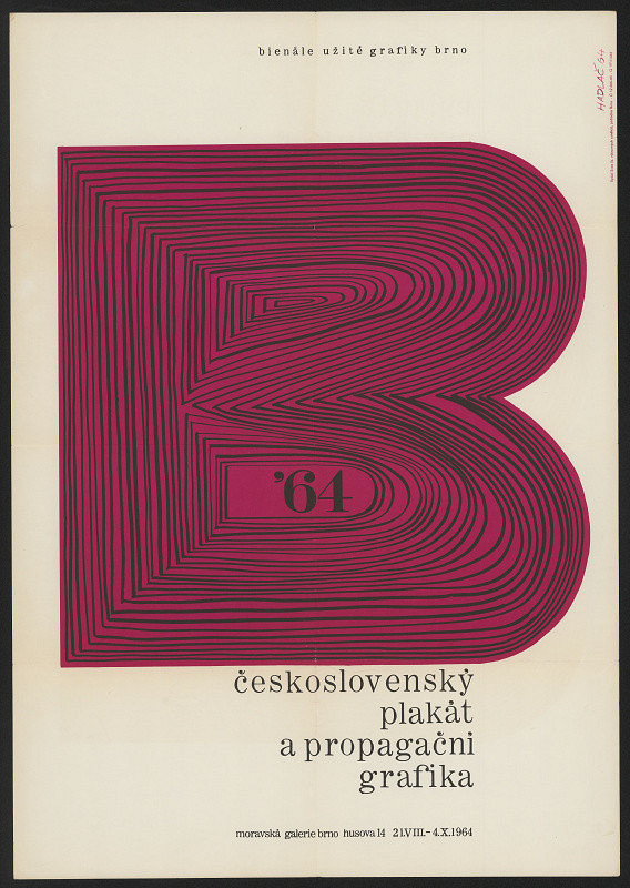 Jiří Hadlač – Bienále, českoslovernský plakát a propagační grafika 1964 