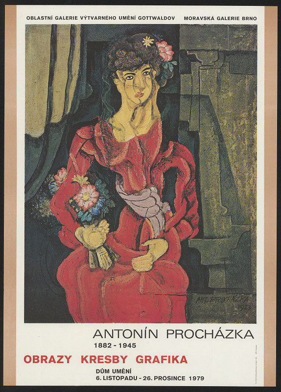 Jan Rajlich st. – Antonín Procházka 1882-1945, obrazy, kresby grafika, MG, DU Brno ...1979 