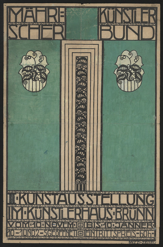 Mizzi Zeisel – Mährekünstler, II. Kunstausstellung im Künstlerhaus Brünn, 10. Nov.-10 Jän. 