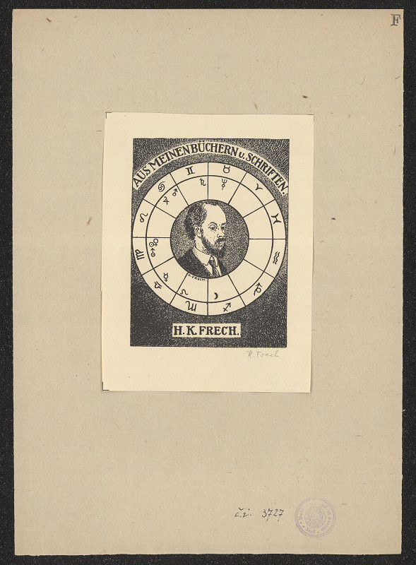 Karl Frech – Exlibris K. Frech 
