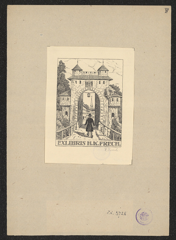 Karl Frech – Exlibris H. K. Frech 
