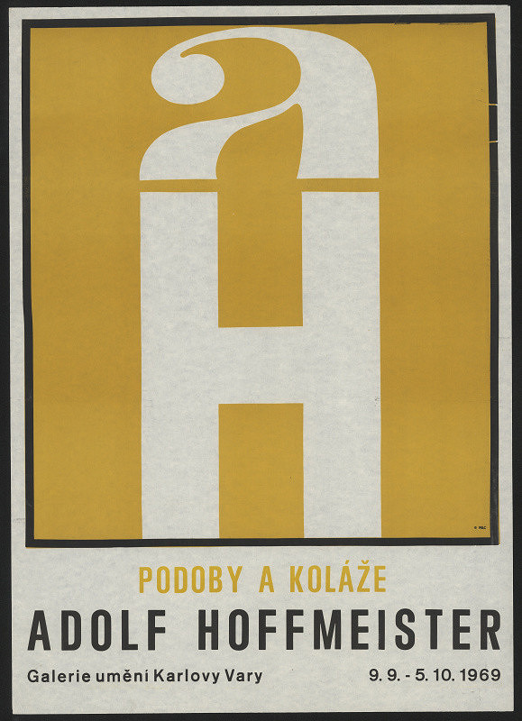 Jan Pelc – Podoby a koláže, Adolf Hoffmeister, Galerie umění Karl. Vary 1969 