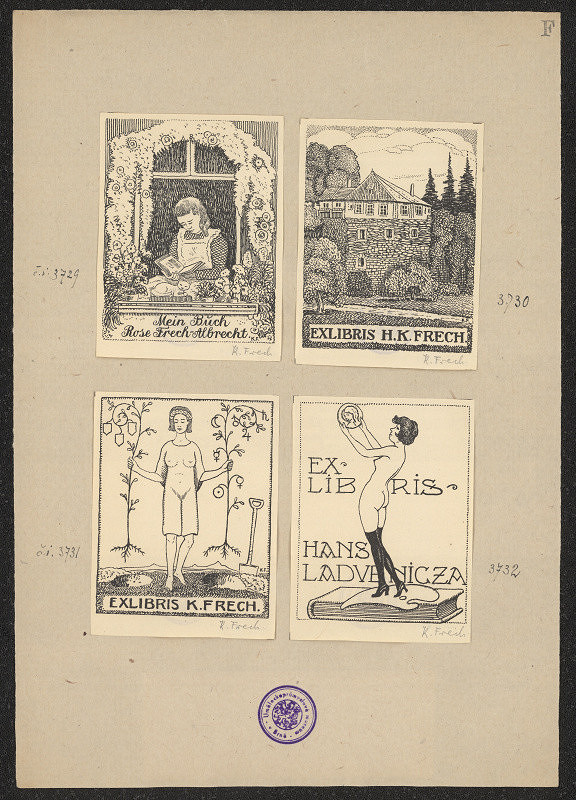 Karl Frech – Exlibris H. K. Frech 