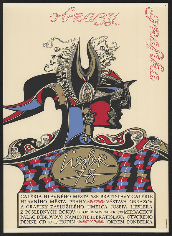 Josef Liesler – Liesler 78, Obrazy, grafika, Galerie hl. mesta Bratislavy 1978 