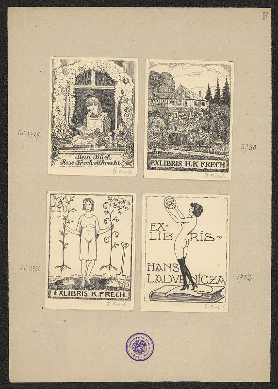 Karl Frech – Exlibris K. Frech 