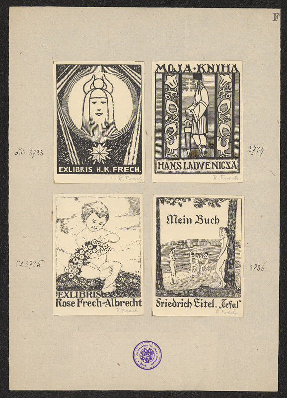 Karl Frech – Exlibris H. K. Frech 