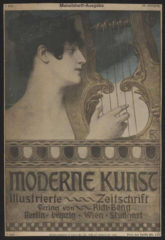 signatura FK – Moderne Kunst, 7. Heft, XX. Jahrgang, Künstlerhaus Einweihung München 1900 
