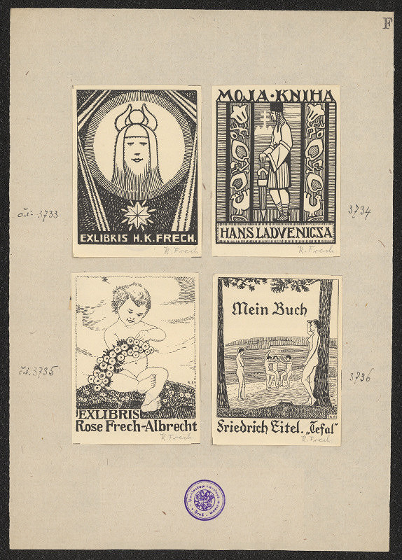 Karl Frech – Exlibris Friedrich Eitel 