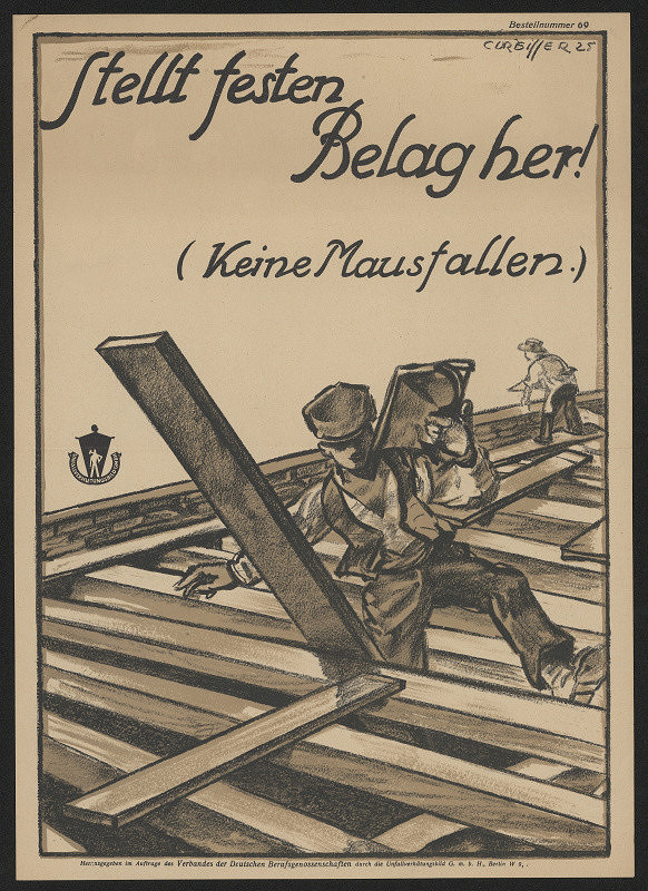 signatura nečitelná – Stellt festen Belag her! (Keine Mausfallen) 