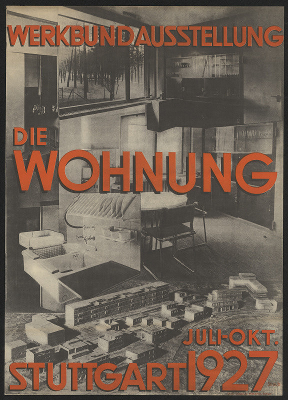 Straub – Werkbungausstellung die Wohnung, Juli-Okt. Stuttgart 1927 