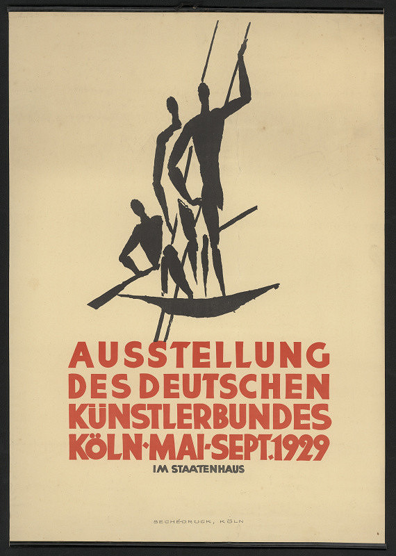 neznámý – Ausstellung des Deustschen Künstlerbundes Köln  ... 1929 