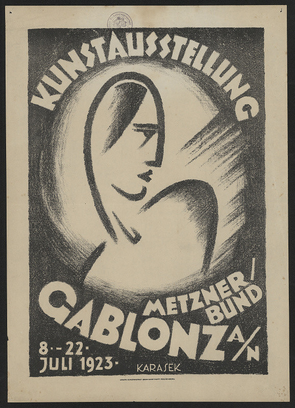 Karasek – Kunstausstellung Metzner-Bund Gablonz a/N. ...1923 