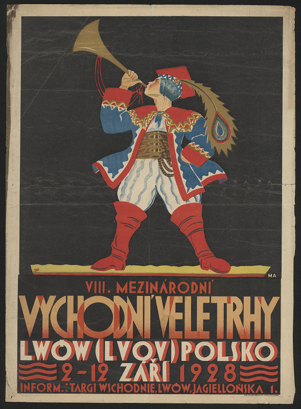 signatura MA – VIII. mezinárodní východní velketrhy Lwów (Lvov) Polsko ... 1928 