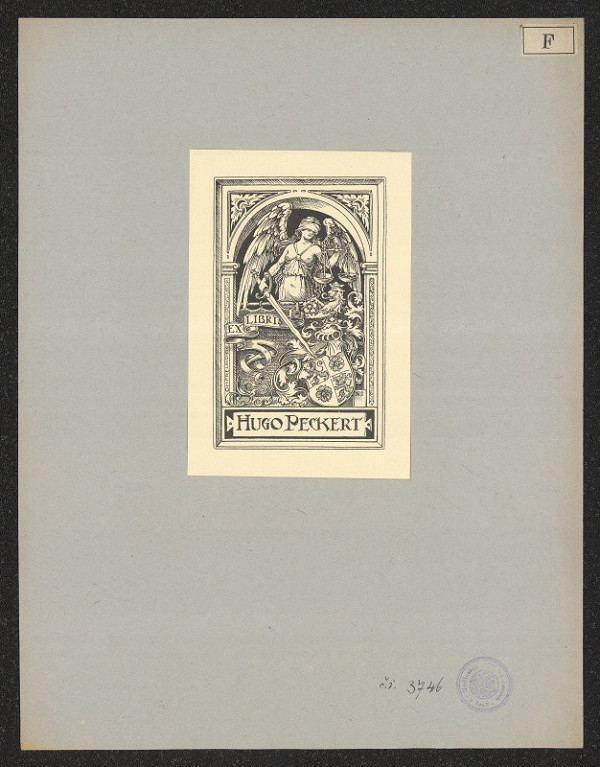 Otto H. Freund – Ex libris Hugo Peckert 
