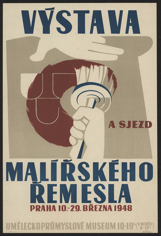 Otto Ušák – Výstava a sjezd malířského řemesla, Praha  ... 1948, UPM 