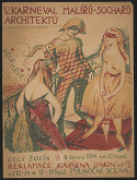 Vojtěch Tittelbach – V. karneval malířů, sochařů, architektů, Žofín 1924 