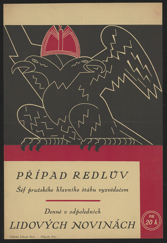 neznámý – Případ Redlův, šéf pražsk. hlavního štábu vyzvědacím v Lidových novinách 