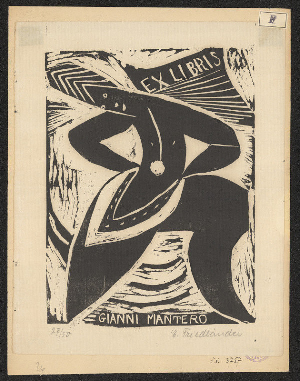 Henri Friedlaender – Exlibris  Gianni Mantero 