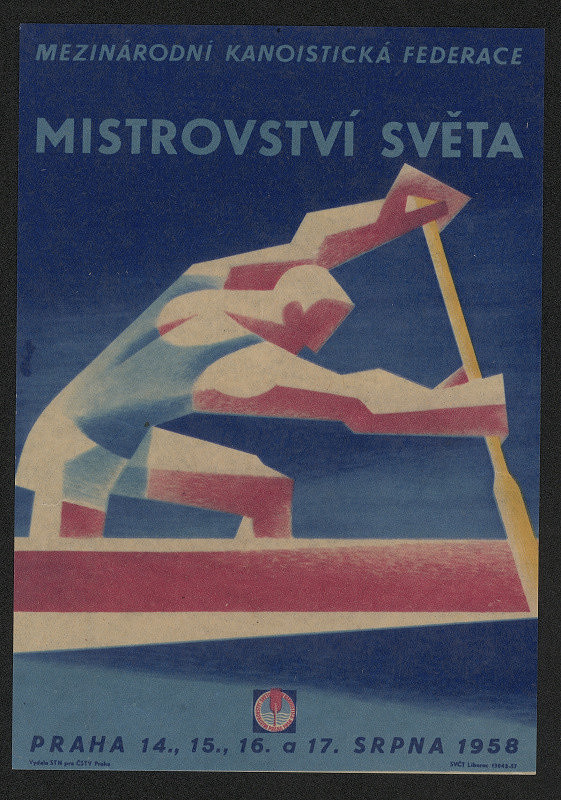 signatura nečitelná – Mistrovství světa Mezinárodní kanoistická federace Praha ... 1958 