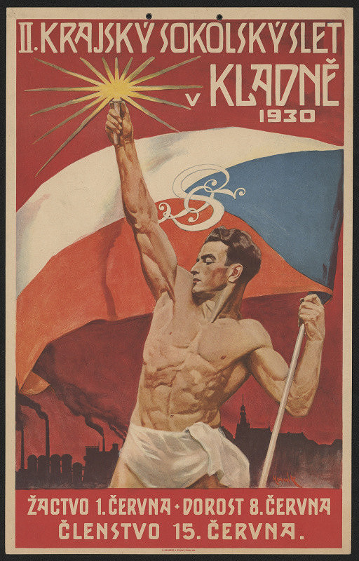 Horník – II. krajský sokolský slet v Kladně 1930 