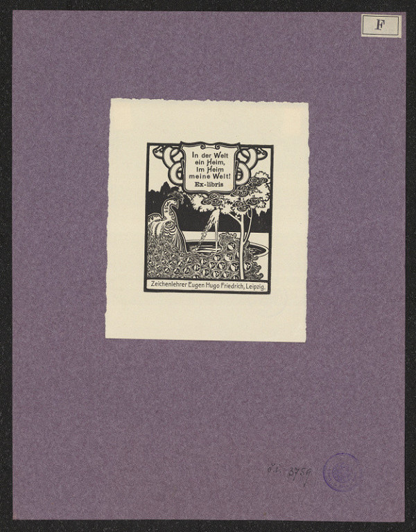 Eugen Hugo Friedrich – Exlibris Eugen Hugo Friedrich 