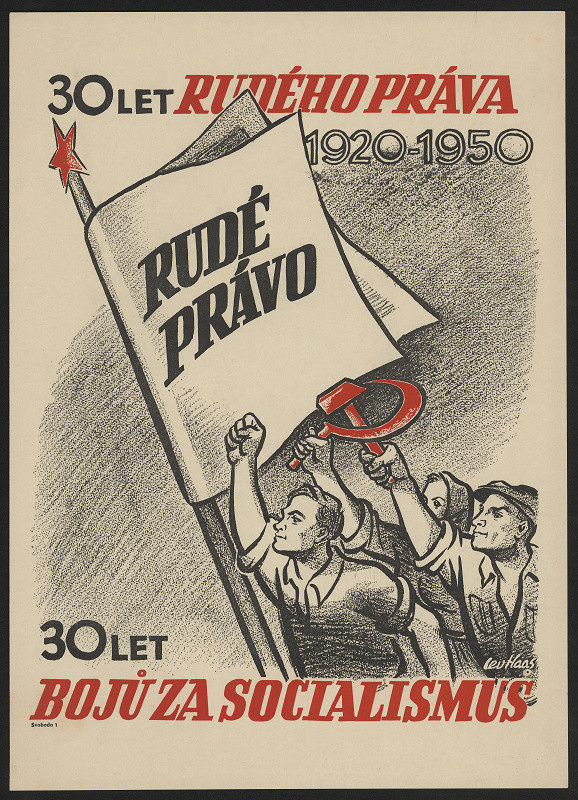 Lev Haas – 30 let Rudého práva 1920-1950, 30 let bojů za socialismus 