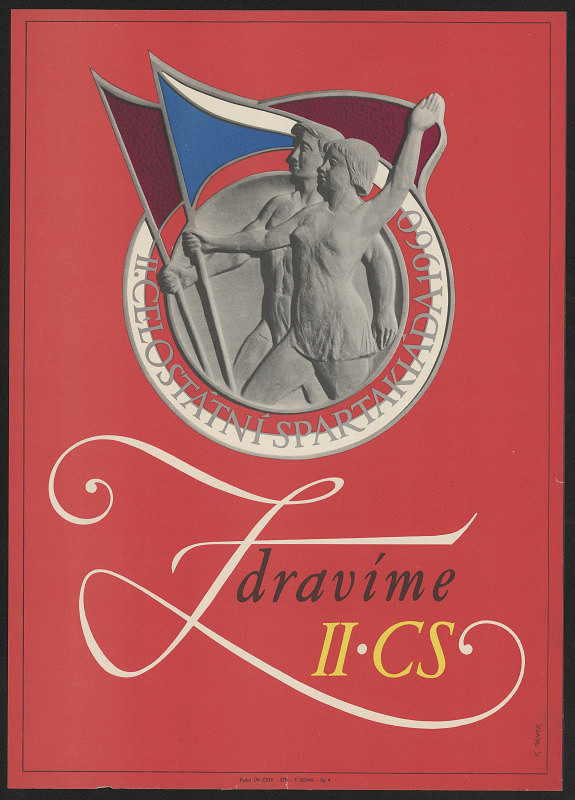 Karel Pánek – Zdravíme II. CS ceslostátní spartakiádu 1960 