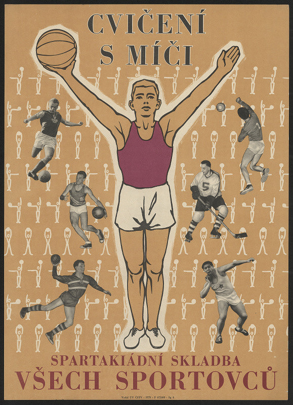 neznámý – Cvičíme s míči. Spartakiádní skladba všech sportovců 